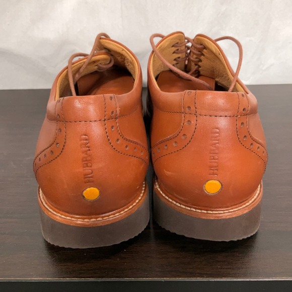 Samuel Hubbard Shoes Mens 12M Tan Tipping‎ Point Leather Cap Oxford  M2140-065 main image 4